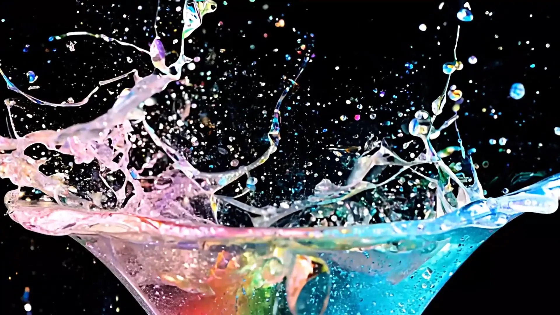 Colorful Liquid Splash Transition for Creative Projects